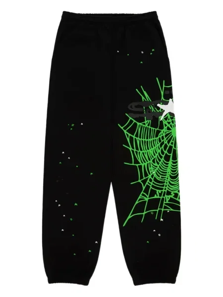 Pantaloni Sp5der alergare negru