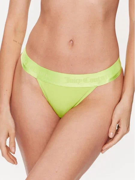 Juicy Couture Дамски бикини тип бразилиана Bali зелен