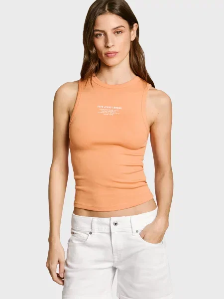 Топ Pepe Jeans помаранчевий