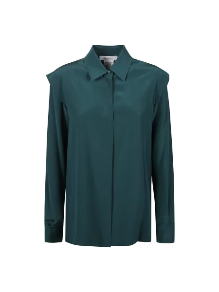Koszula Max Mara zielona