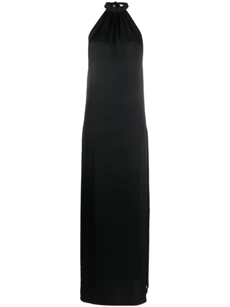Rochie Maison Close din satin de costum negru