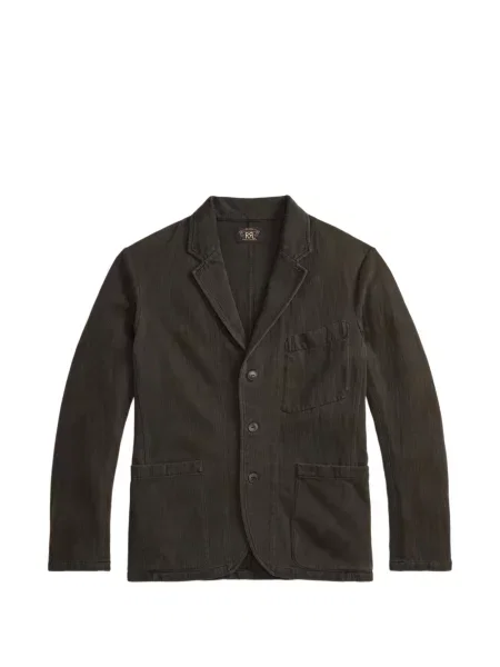 Sacou Ralph Lauren Rrl cu model herringbone verde