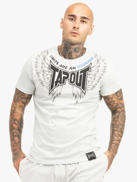 Tapout Tricou TILLUSION TEE deschis gri