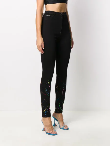 Leggings Philipp Plein negru