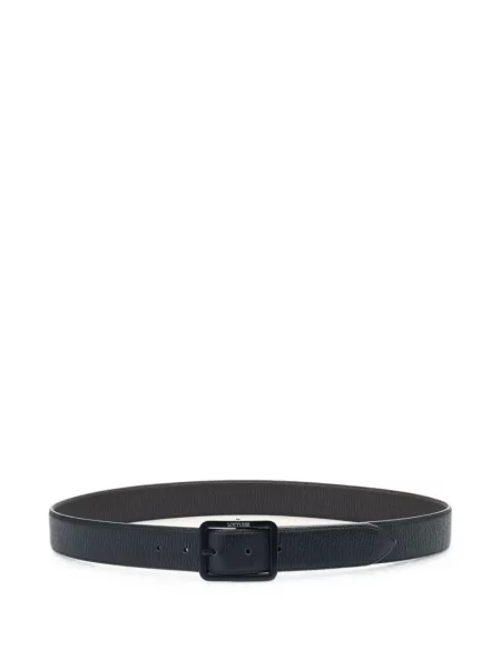 Cu centură reversibil curea Lottusse din piele negru