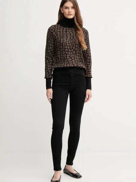 Светр із додаванням вовни Joop! легкий гольф коричневий