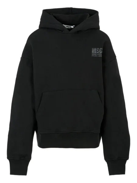 Bluza z kapturem dziecięca Msgm czarna