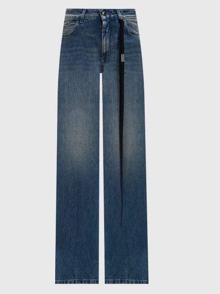 Джинси Vive з ефекnом потертості Ann Demeulemeester сині