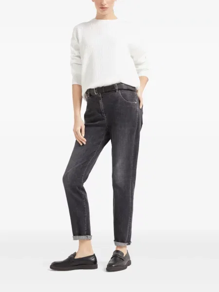 Pulover Brunello Cucinelli alb