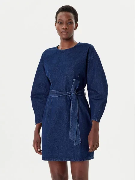 French Connection Jeans obleka Mornarsko modra