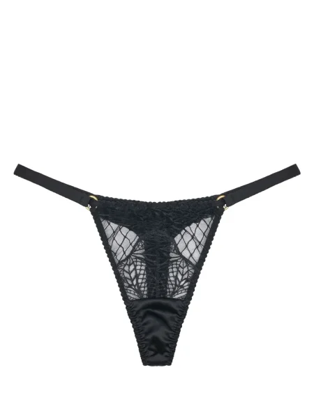 Chiloți tanga Fleur Of England negru