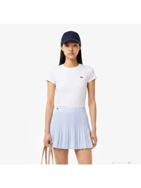 Lacoste футболка Slim Fit біла