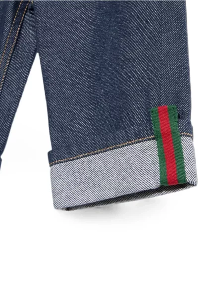 Jeansy dziecięce Gucci niebieskie