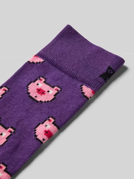 Skarpety Happy Socks fioletowe
