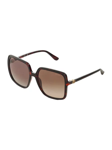 GUESS Ochelari de soare coniac / închis maro