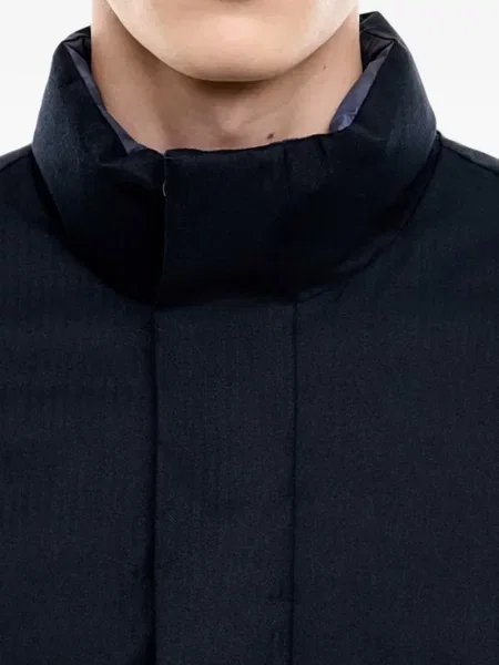 Reversibil geacă Ea7 Emporio Armani albastru