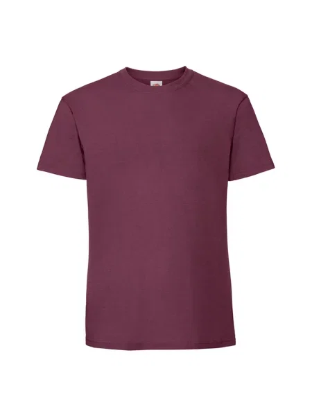 Koszulka Iconic Premium Ringspun Cotton T-shirt czerwona