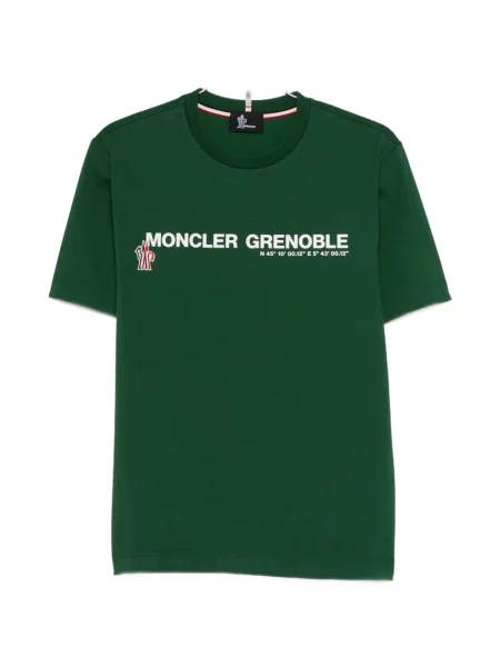 Majica Moncler Grenoble zelena