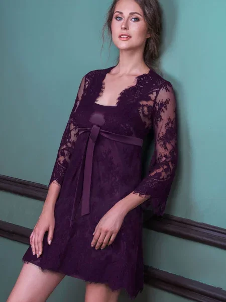 Халат Anabel Arto коричневый