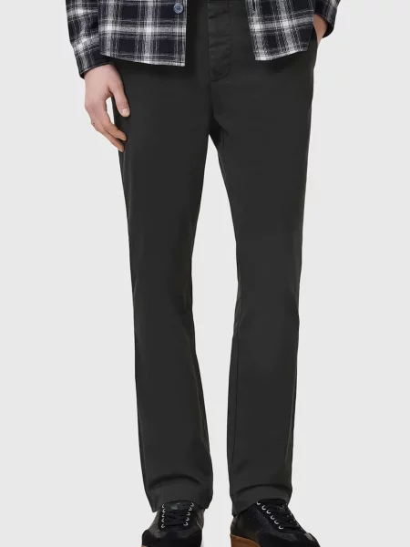 Штани AllSaints RHODE прямі чорний