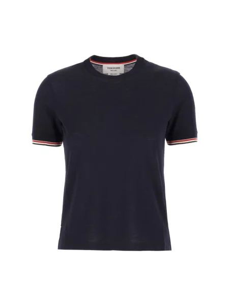 Koszulka Thom Browne niebieska