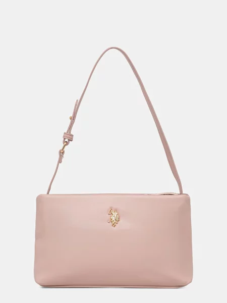 U.S. Polo Assn. crossbody kabelka z imitace kůže CEREMONY růžová