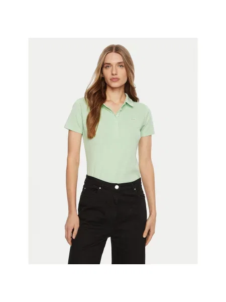 Guess Polo majica Regular Fit zelena