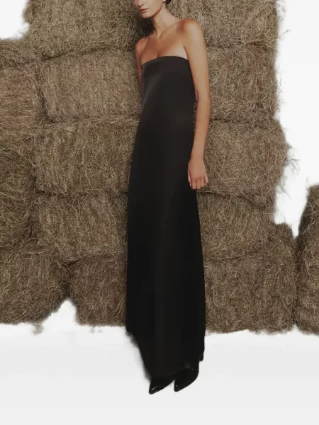 Rochie maxi Baobab fără bretele negru