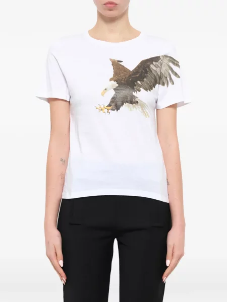 Tricou Neil Barrett cu imagine alb