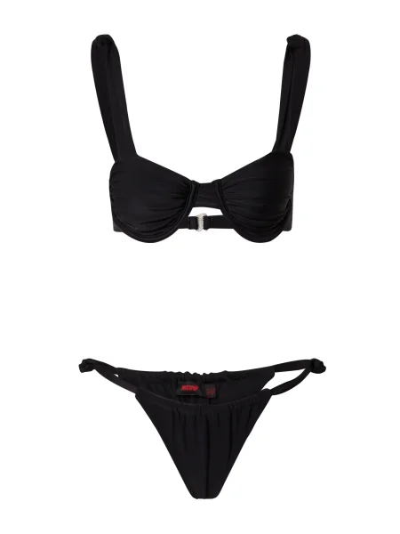 Misspap Costum de baie două piese negru