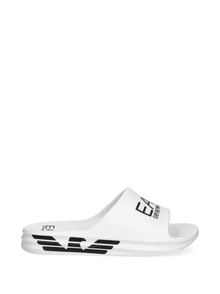 Papuci Ea7 Emporio Armani cu imagine alb