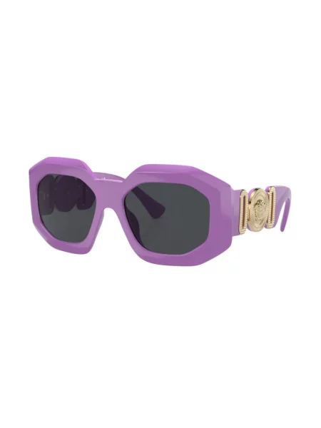 Saulės akiniai Versace Eyewear su autografu violetinė