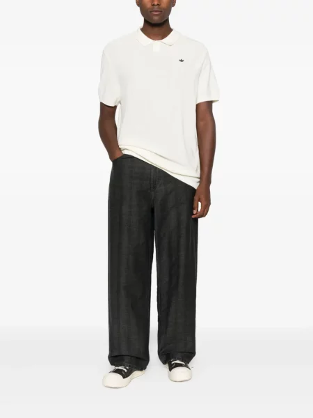 Поло тениска Adidas Originals бяло
