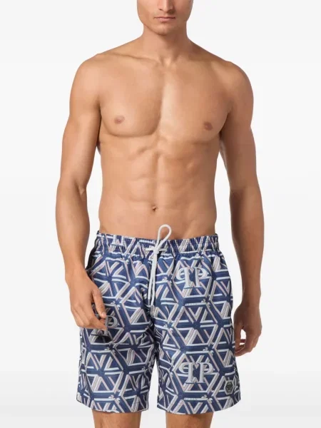 Slip de baie Philipp Plein albastru