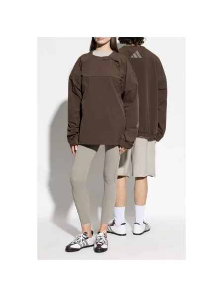 Bluza Adidas płócienna brązowa