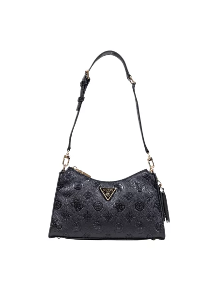 Pikowana torebka Guess czarna