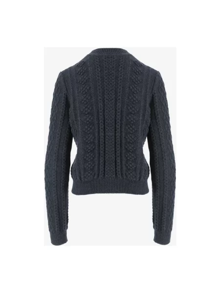 Sweter Jil Sander wełniany niebieski