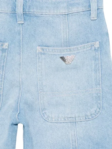 Jeansy dziecięce Emporio Armani niebieskie