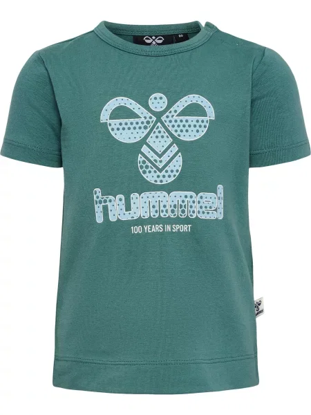 T-shirt dla chłopca Hummel Azur zielona