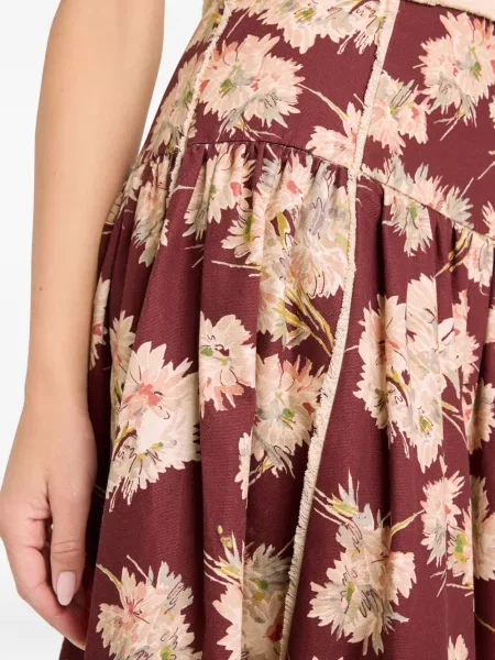 Fustă Cinq A Sept roșu