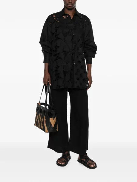 Pantaloni palazzo Moutaki negru