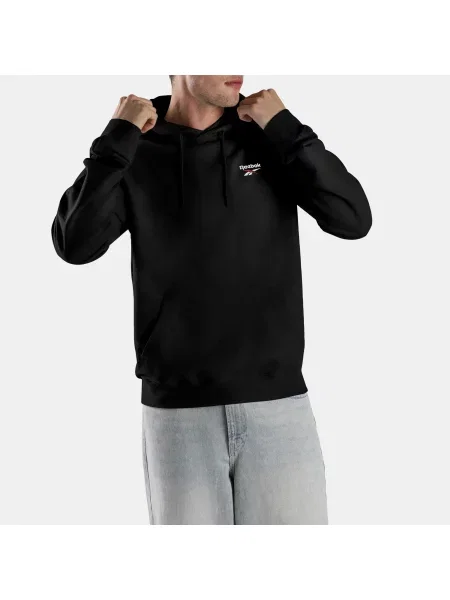 Reebok bluza z kapturem ID Small Logo French Terry male Black Size: XS czarna
