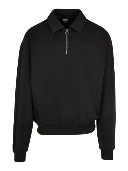 Gulerat palton Urban Classics negru