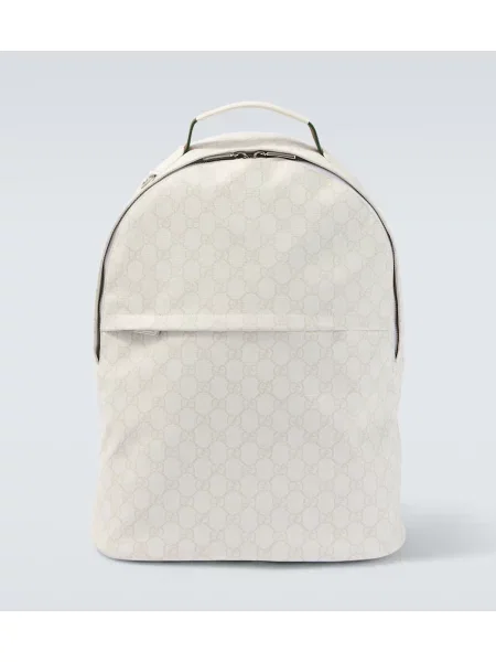 Rucsac Gucci din canvas alb