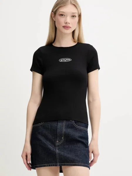 Tričko Guess Jeans černá
