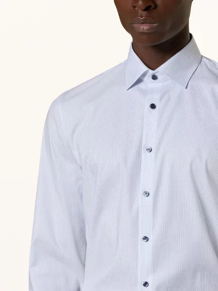 Olymp Košile No. Six Super Slim tmavě modrá