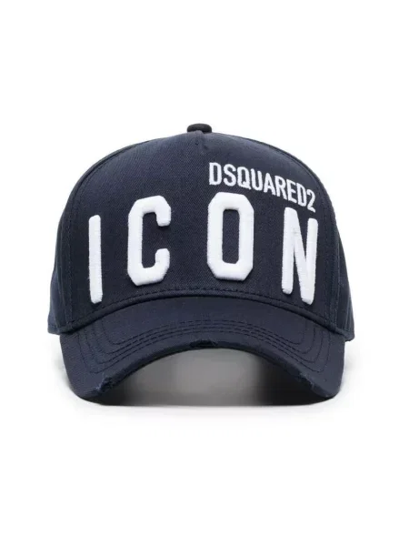 Czapka z daszkiem Dsquared2 niebieska