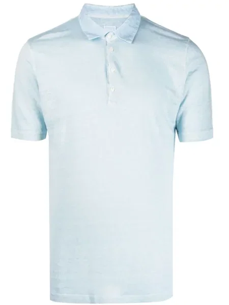 Polo 120% Lino de in albastru