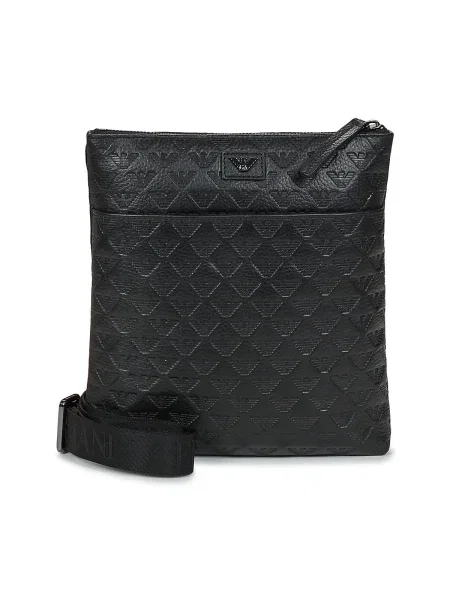Geantă Emporio Armani din piele negru