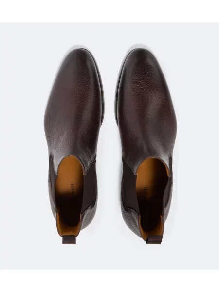 Botine chelsea Magnanni din piele maro
